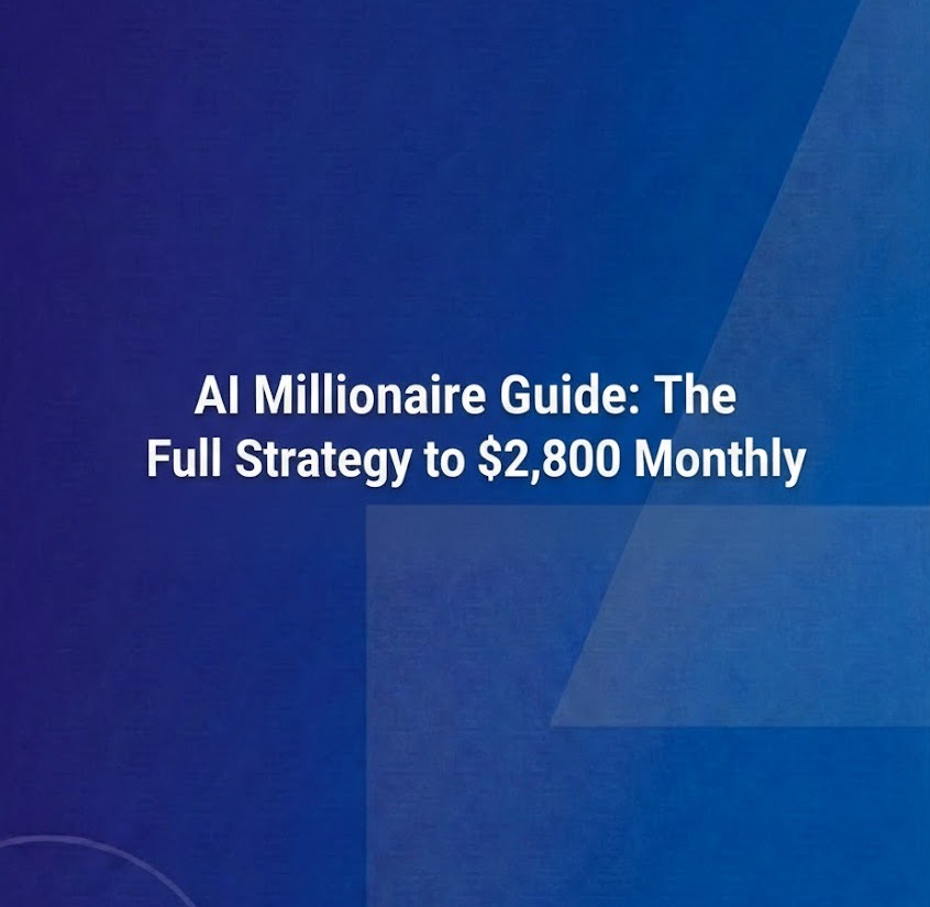 AI Millionaire Guide: The Full Strategy to $2,800 Monthly